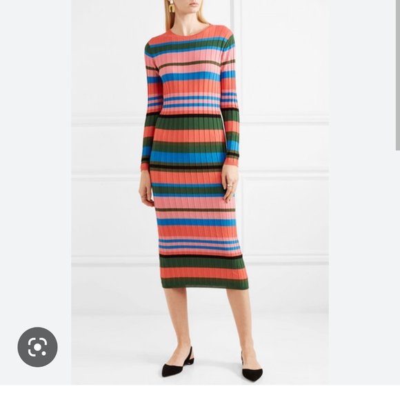 Stine Goya Striped Jeanne Knitt Dress - Picture 1 of 11